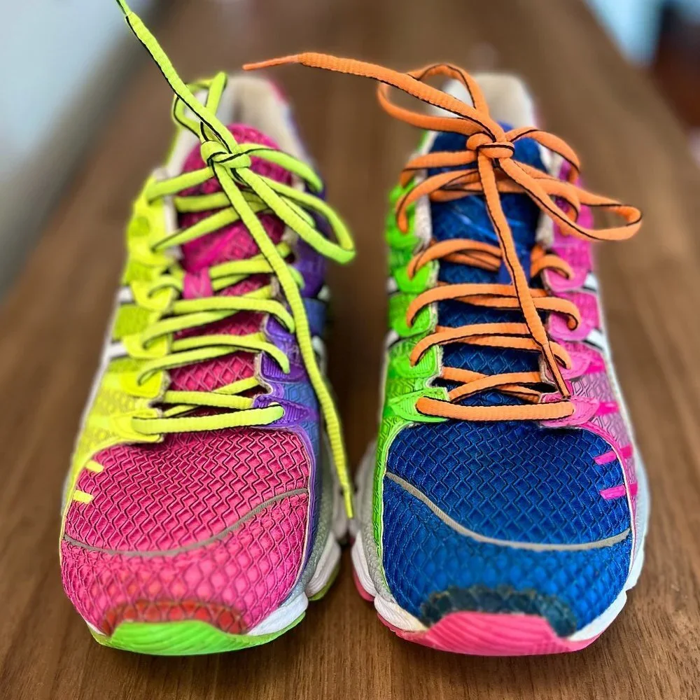 Asics Gel Kinsei 4, Mosaic Neon Multicolor, Size 8 - Picture 4 of 8